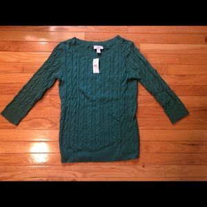 NWT Ann Taylor Loft cable sweater
